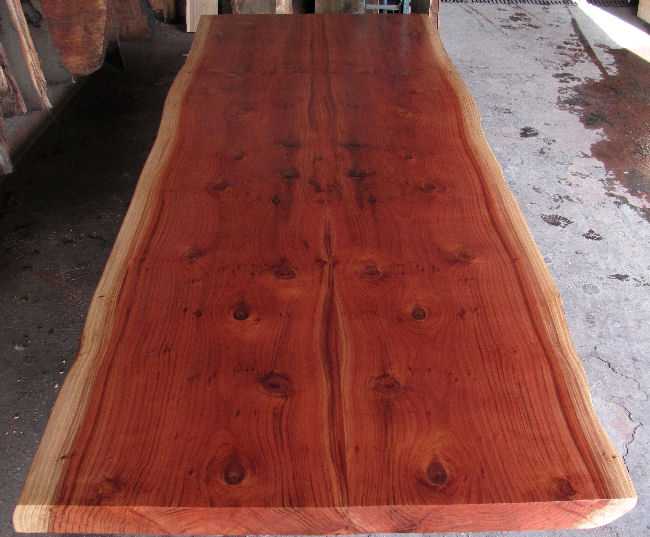 Redwood Book-Matched Slab