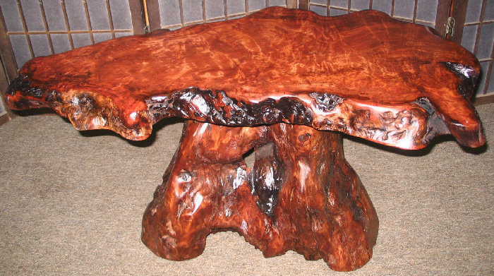 Redwood Burl Table -SOLD!