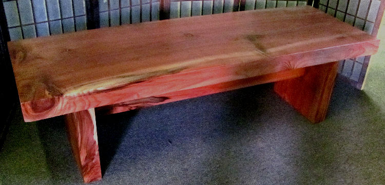 Redwood Burl Coffee Table