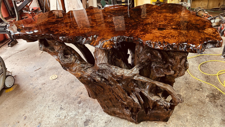 Redwood Burl Bar