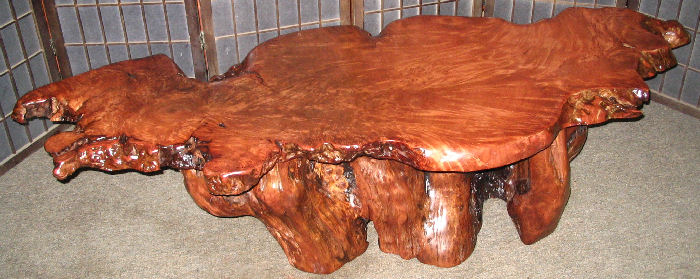 Redwood Burl Table 