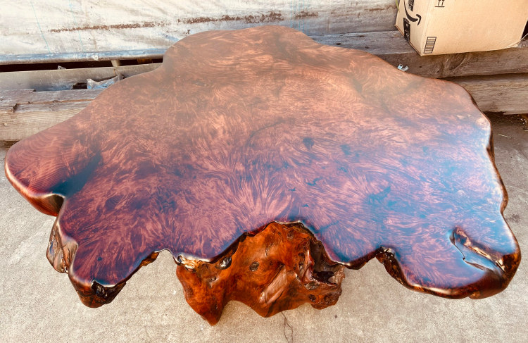 Redwood Burl Dining Table