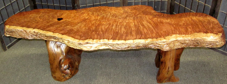 Redwood Burl Table or Bench
