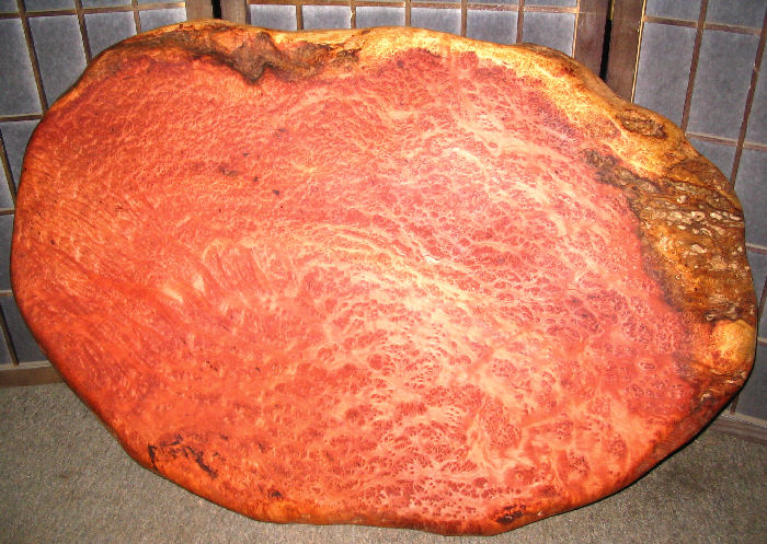 Redwood Lace Burl Table Top